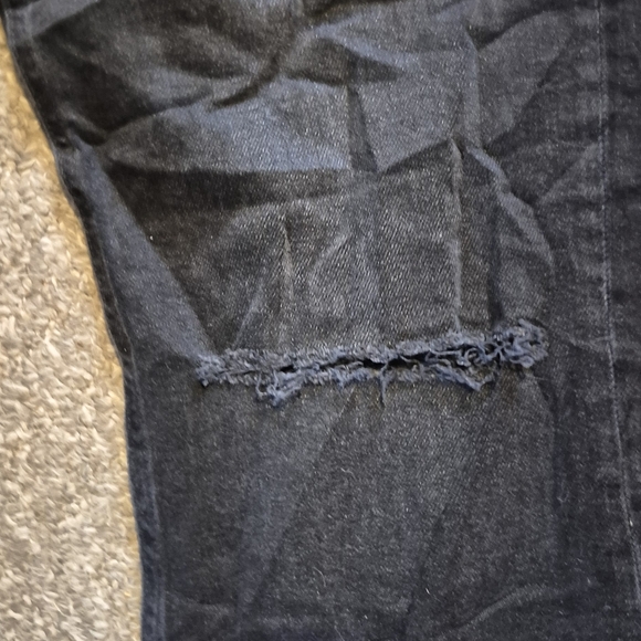 Anthropologie Pilcro Black The Vintage Straight Leg Jeans Black NWT Sz.32T - Picture 6 of 14